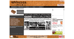 Desktop Screenshot of princesa.cl